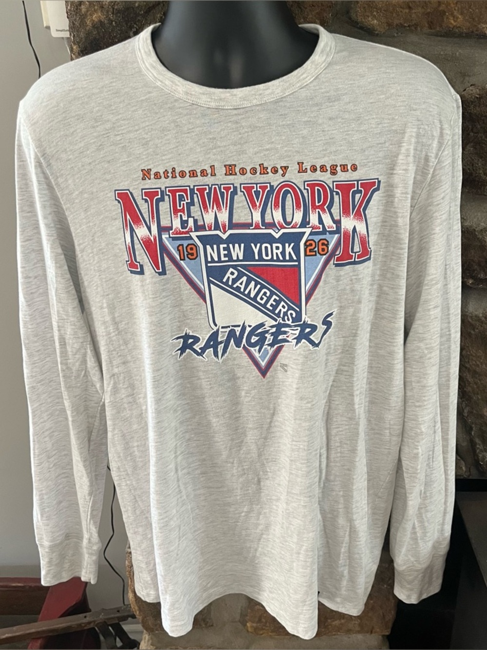 NEW YORK RANGERS ‘47 Brand Long Sleeve T-Shirt - Men’s Large